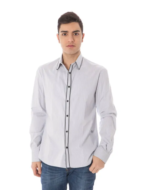 "Costume National Startseite im Sale | COSTUME NATIONAL LANGARMHEMD HERREN HELLBLAU online kaufen"|Planet-Deluxe