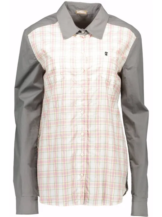 "JOHN GALLIANO Hemden im Sale | JOHN GALLIANO DAMEN-LANGARMSHIRT GRAU online kaufen"|Planet-Deluxe