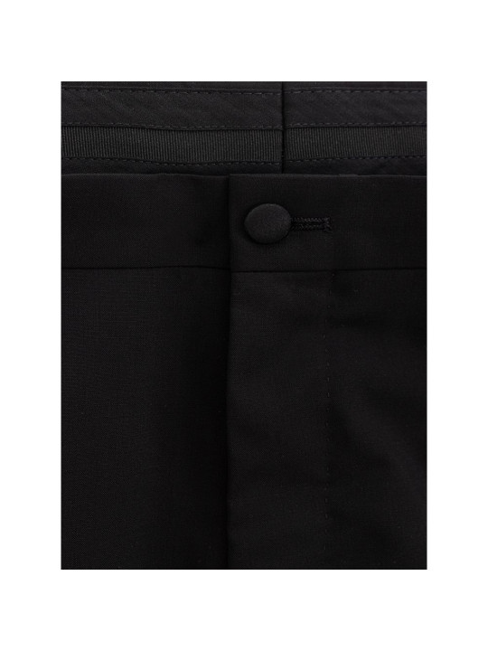 Jeans & Pants Sleek Black Wool Trousers for Men 1.590,00 €  | Planet-Deluxe