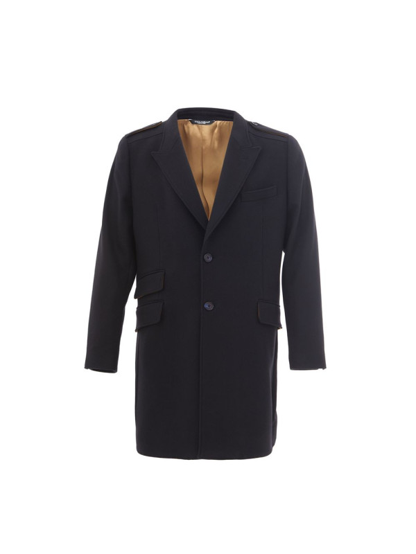 Jackets Elegant Blue Wool Jacket for Men 3.100,00 €  | Planet-Deluxe