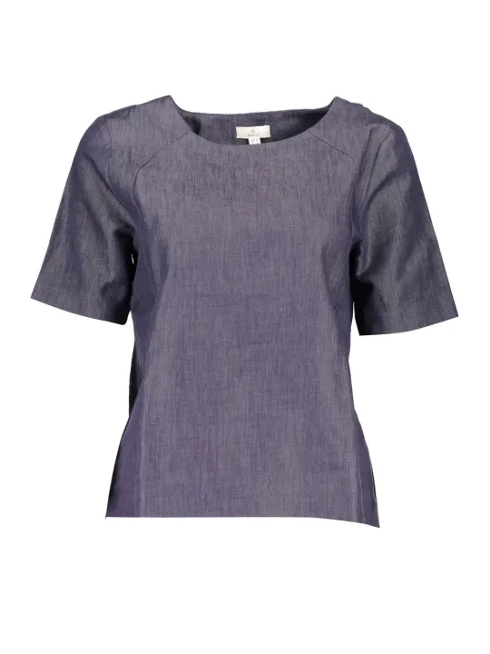 "Stylisches GANT Kurzarm T-Shirt Blau - Perfekt für den Sommer"