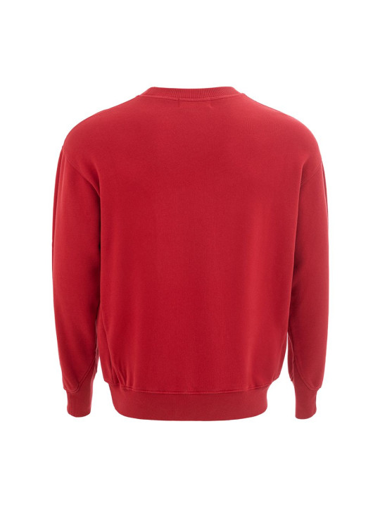Sweaters Elevated Red Cotton Sweater 760,00 € 8054133051790 | Planet-Deluxe