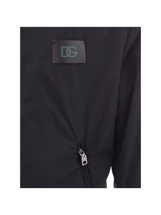 Jackets Elegant Black Polyamide Jacket 1.650,00 €  | Planet-Deluxe