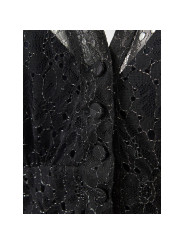 Dresses Elegant Black Nylon Dress 840,00 € 8053632665897 | Planet-Deluxe