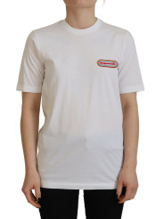 Tops & T-Shirts White Logo Patch Crewneck Short Sleeve Tee T-shirt 550,00 € 8050249426200 | Planet-Deluxe