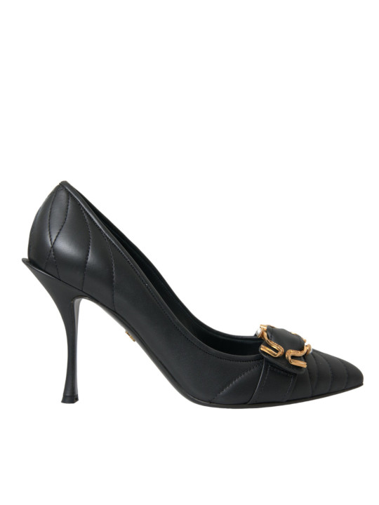 Pumps Black Devotion Leather Heels Pumps Shoes 2.190,00 € 8054319692823 | Planet-Deluxe