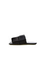 Sandals Elegant Black Leather Sandals 2.200,00 € 101155700048 | Planet-Deluxe