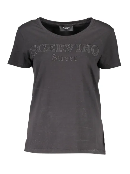 "SCERVINO STREET Startseite im Sale | SCERVINO STREET DAMEN KURZARM T-SHIRT SCHWARZ online kaufen"|Planet-Deluxe