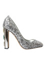 Pumps Silver Sequin Embellished Heels Pumps Shoes 2.220,00 € 8058696468330 | Planet-Deluxe