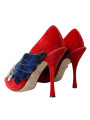 Pumps Red Velvet Sequin Crystal Heels Pumps Shoes 3.330,00 € 8054319405256 | Planet-Deluxe