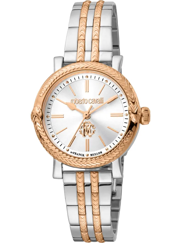 Goldene Roberto Cavalli Damenuhr Gelb Goldene Roberto Cavalli Damenuhr Gelb