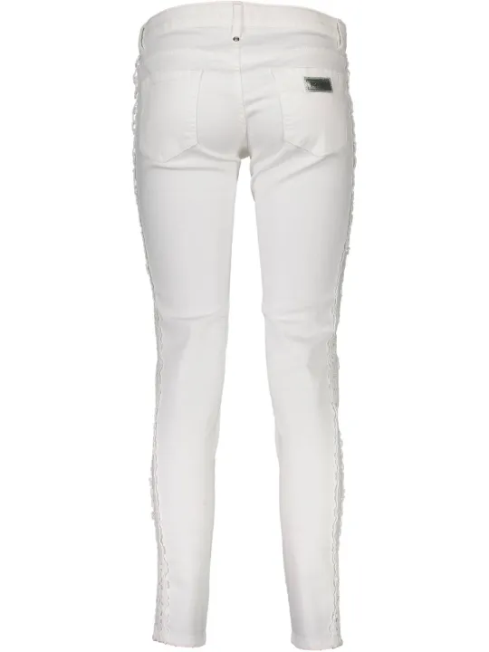 Just Cavalli Damen Skinny Jeans Weiß - Modisch & Elegant