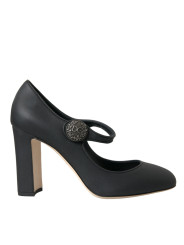 Pumps Black Leather Mary Jane Pumps Heels Shoes 1.480,00 € 8058091943197 | Planet-Deluxe