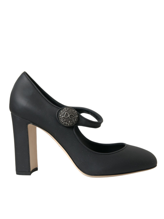 Pumps Black Leather Mary Jane Pumps Heels Shoes 1.480,00 € 8058091943197 | Planet-Deluxe