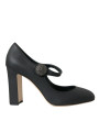 Pumps Black Leather Mary Jane Pumps Heels Shoes 1.480,00 € 8058091943197 | Planet-Deluxe