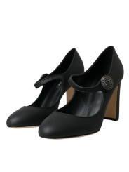 Pumps Black Leather Mary Jane Pumps Heels Shoes 1.480,00 € 8058091943197 | Planet-Deluxe