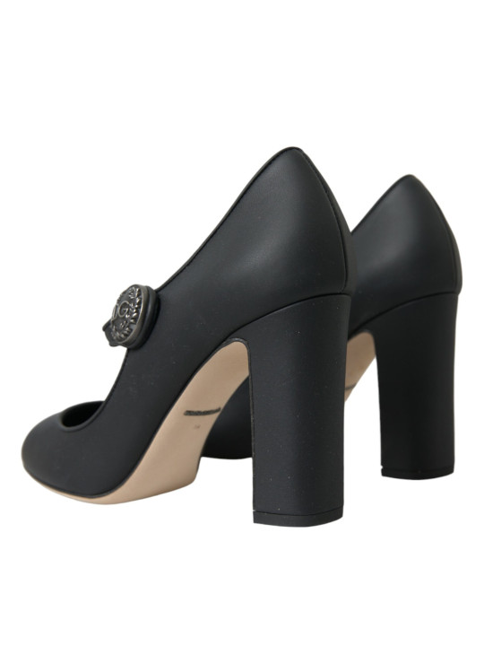 Pumps Black Leather Mary Jane Pumps Heels Shoes 1.480,00 € 8058091943197 | Planet-Deluxe