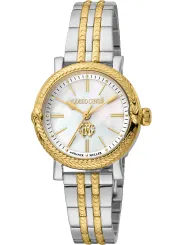 Goldene Roberto Cavalli Damenuhr Gelb