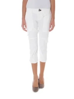 Phard Marsala Bianco: Elegante 3/4 Hose für Damen