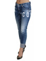 Jeans & Pants Blue Icon Low Waist Cropped Cool Girl Denim Jeans 1.620,00 € 8050249428358 | Planet-Deluxe