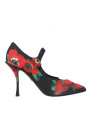 Pumps Black Floral Crystal Mary Jane Pumps Shoes 1.940,00 € 8053286623717 | Planet-Deluxe