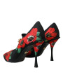 Pumps Black Floral Crystal Mary Jane Pumps Shoes 1.940,00 € 8053286623717 | Planet-Deluxe