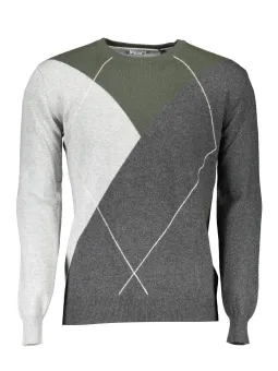 Klassischer U.S. POLO Langarm-Pullover Grau - Elegant & Zeitlos