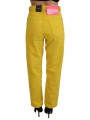 Jeans & Pants Yellow Cotton High Waist Straight Denim Boston Jeans 980,00 € 8052134624173 | Planet-Deluxe