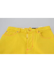 Jeans & Pants Yellow Cotton High Waist Straight Denim Boston Jeans 980,00 € 8052134624173 | Planet-Deluxe