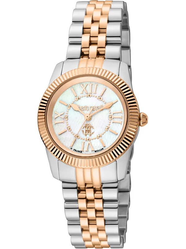 Goldene Roberto Cavalli Damenuhr Gelb Goldene Roberto Cavalli Damenuhr Gelb