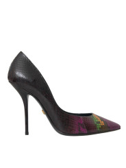 Pumps Multicolor Exotic Leather Heels Pumps Shoes 2.590,00 € 8057155669981 | Planet-Deluxe