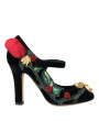 Pumps Black Roses Crystal Brooch Mary Jane Shoes 2.770,00 € 8058696744397 | Planet-Deluxe