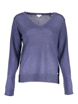 "U.S. POLO Blauer V-Pullover - Stilvoll & Zeitlos"