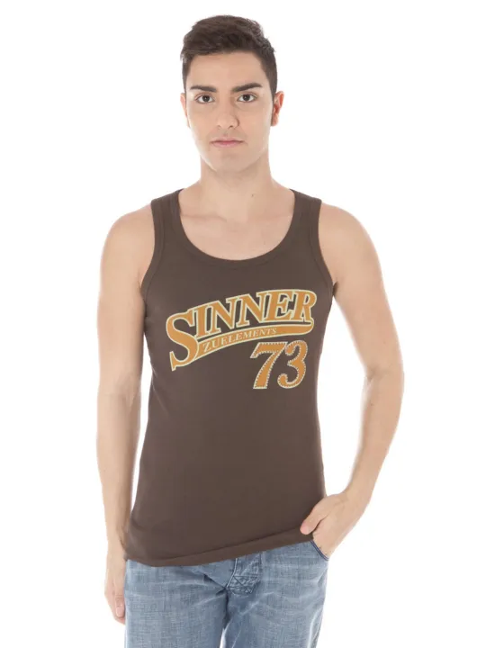 "ZUELEMENTS T-Shirts im Sale | ZUELEMENTS Wilder Marrone Tanktop Herren online kaufen"|Planet-Deluxe