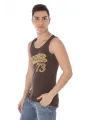 "ZUELEMENTS T-Shirts im Sale | ZUELEMENTS Wilder Marrone Tanktop Herren online kaufen"|Planet-Deluxe