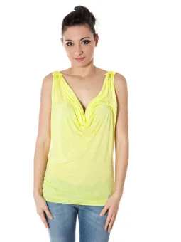 ZUELEMENTS Gelbes Crossover-Top - Modern & Stilvoll
