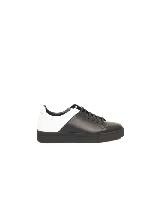 Sneakers Black And White COW Leather Sneaker 680,00 € 8052579176695 | Planet-Deluxe