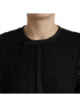 Tops & T-Shirts Black Floral Lace Long Sleeves Blouse Top 2.800,00 € 7333413004772 | Planet-Deluxe