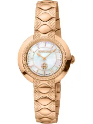 Goldene Roberto Cavalli Damenuhr Gelb