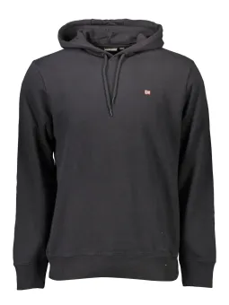 "Napapijri Hoodie Schwarz aus Bio-Baumwolle – Sweatshirt"