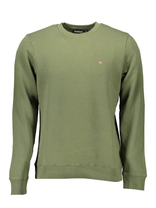 "Napapijri Startseite im Sale | NAPAPIJRI SWEATSHIRT OHNE REISSVERSCHLUSS HERREN GRÜN online kaufen"|Planet-Deluxe