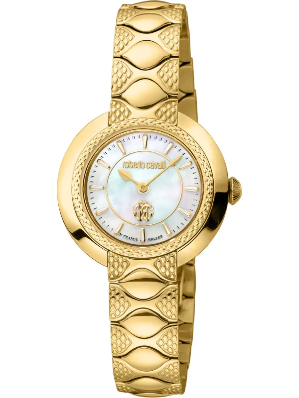 Goldene Damenarmbanduhr Roberto Cavalli Franck Muller