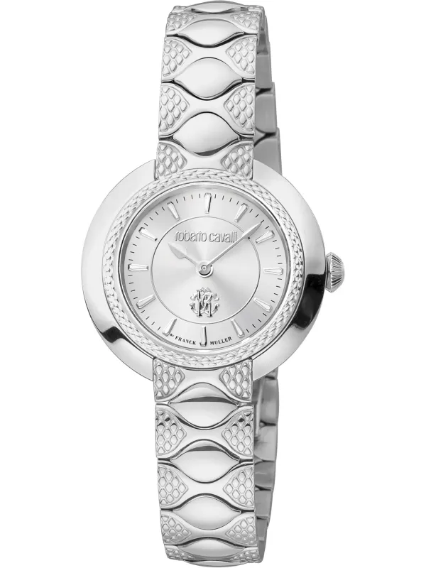 Graue Roberto Cavalli Uhr aus Stahl Graue Roberto Cavalli Uhr aus Stahl