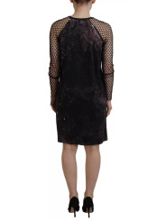 Dresses Black Tie Dye Mesh Long Sleeves Cotton Shift Dress 1.470,00 € 8052134557785 | Planet-Deluxe