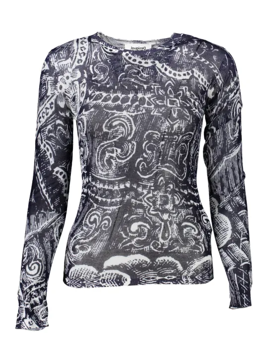 "Desigual Startseite im Sale | BLAUER PULLOVER FÜR DAMEN VON DESIGUAL online kaufen"|Planet-Deluxe