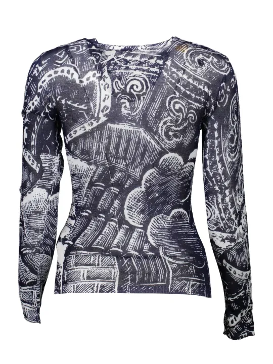 "Desigual Startseite im Sale | BLAUER PULLOVER FÜR DAMEN VON DESIGUAL online kaufen"|Planet-Deluxe
