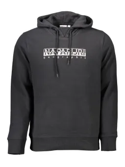 "Napapijri Hoodie Schwarz - Bio-Baumwolle Sweatshirt"