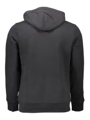 "Napapijri Sweatshirts im Sale | Napapijri Berber Hoodie Schwarz Bio-Baumwolle online kaufen"|Planet-Deluxe