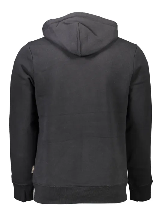 "Napapijri Sweatshirts im Sale | Napapijri Berber Hoodie Schwarz Bio-Baumwolle online kaufen"|Planet-Deluxe