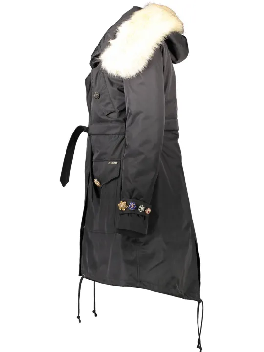 "BLUGIRL Jacken im Sale | Blugirl Winterparka mit Kapuze und Taillengürtel online kaufen"|Planet-Deluxe
